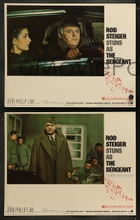 1k301 SERGEANT 8 LCs 1968 Rod Steiger, John Phillip Law, from the novel by Dennis Murphy!