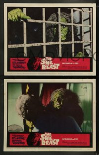 1k305 SHE BEAST 8 LCs 1966 Barbara Steele is possessed by an 18th century witch who wants revenge!