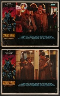 1k327 STREETS OF FIRE 8 LCs 1984 Michael Pare, Diane Lane, rock 'n' roll, directed by Walter Hill!