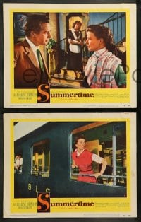 1k664 SUMMERTIME 4 LCs 1955 Katharine Hepburn, Venice, David Lean directed!