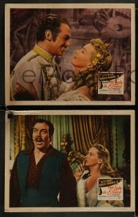1k778 THAT LADY IN ERMINE 3 LCs 1948 great images of sexy Betty Grable, Romero, Abel!