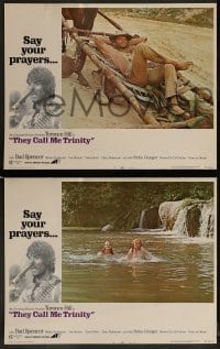 1k336 THEY CALL ME TRINITY 8 LCs 1971 Terence Hill, Bud Spencer, spaghetti western!