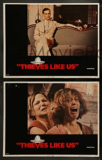 1k339 THIEVES LIKE US 8 LCs 1974 Keith Carradine, Shelley Duvall, directed by Robert Altman!