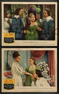 1k669 THREE MUSKETEERS 4 LCs 1948 sexy Lana Turner & Gene Kelly, Van Heflin, Allyson, Lansbury!