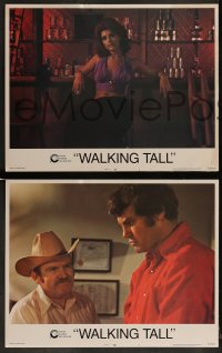 1k360 WALKING TALL 8 LCs 1973 Joe Don Baker as Buford Pusser, classic!