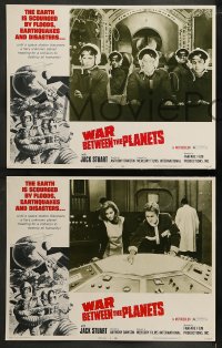 1k362 WAR BETWEEN THE PLANETS 8 LCs 1971 the Earth is scourged by floods, earthquakes & disasters!