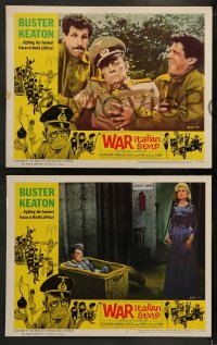 1k789 WAR ITALIAN STYLE 3 LCs 1966 Due Marines e un Generale, Buster Keaton as Nazi, Martha Hyer!