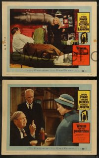 1k678 WITNESS FOR THE PROSECUTION 4 LCs 1958 Wilder, Power, Laughton, Dietrich, Lanchester!