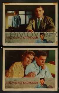 1k377 YOUNG STRANGER 8 LCs 1957 first John Frankenheimer, troubled teen James MacArthur!