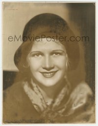 1m512 ANN HARDING deluxe 10.75x14 still 1930 pretty smiling portrait with hat by Preston Duncan!
