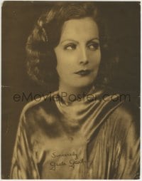1m569 GRETA GARBO deluxe 11x14 still 1930s portrait of the leading lady with facsimile signature!