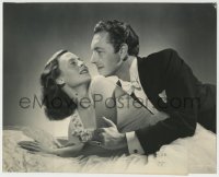 1m581 JOAN OF PARIS deluxe 10.25x13 still 1942 romantic c/u of Michele Morgan & Paul Henreid!