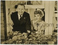 1m607 MORE THE MERRIER deluxe 10.5x13.5 still 1943 Jean Arthur & Charles Coburn looking out window!