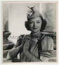 1m609 MYRNA LOY deluxe 10x11 still 1940 in royal blue outfit decorated with bluebirds by Willinger!