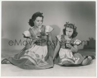 1m627 OBLIGING YOUNG LADY deluxe 10.5x13.25 still 1942 Ruth Warrick & Carroll drinking by Bachrach!