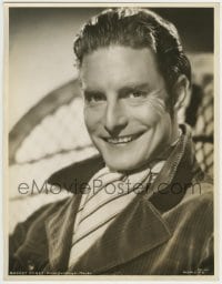 1m645 ROBERT DONAT deluxe 10x13 still 1940s smiling close up of the star with the marvelous voice!