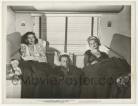 1m659 SHE WOULDN'T SAY YES 11.25x14.25 still 1945 Rosalind Russell, Lee Bowman & Jergens on train!