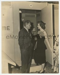1m665 SPENCER TRACY/MYRNA LOY deluxe 10x12.5 still 1944 he's visiting her in her dressing room!