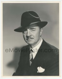 1m691 WILLIAM POWELL deluxe 10x13 still 1947 portrait in suit & fedora from Song of the Thin Man!