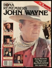 1m403 JOHN WAYNE vol 1 no 1 magazine 1979 Rona Barrett remembers the Man, the Myth & the Superstar!