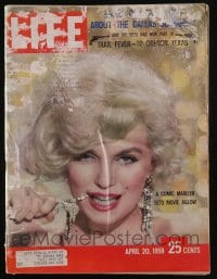 1m404 LIFE MAGAZINE magazine April 20, 1959 A Comic Marilyn Monroe Sets Movie Aglow!