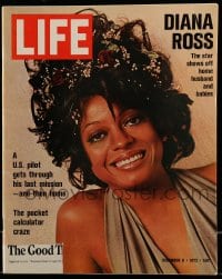 1m406 LIFE MAGAZINE magazine December 8, 1972 Diana Ross shows off her husband, home & babies!