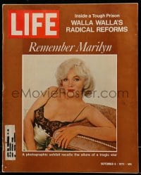 1m409 LIFE MAGAZINE magazine September 8, 1972 Marilyn Monroe, photo exhibit of the tragic star!