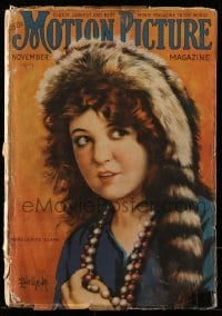 1m436 MOTION PICTURE magazine November 1917 cover art of Marguerite Clark by Leo Sielke Jr.!