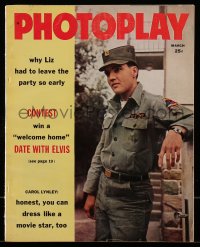 1m460 PHOTOPLAY magazine March 1960 win a welcome home date with discharged soldier Elvis Presley!