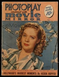 1m461 PHOTOPLAY magazine May 1941 cover portrait of pretty blonde Alice Faye by Paul Hesse!