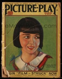 1m464 PICTURE PLAY magazine March 1927 great cover art of Colleeen Moore by Modest Stein!