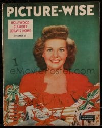 1m466 PICTURE-WISE magazine December 1946 Christmas portrait of Happy Halliday by Hoops & Foley!