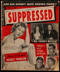 1m495 SUPPRESSED magazine May 1956 Gloria Grahame's Secret Problem, America's Eligible Bachelors!