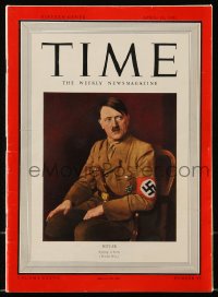 1m497 TIME magazine April 14, 1941 cover portrait of Adolf Hitler, Spring is here!