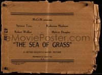 1m023 SEA OF GRASS 12x15 LC bag 1947 Spencer Tracy, Katharine Hepburn, Robert Walker