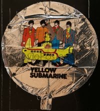 1m003 YELLOW SUBMARINE 18x20 foil balloon 1981 art of Beatles John, Paul, Ringo & George!