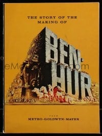 1m266 BEN-HUR 36pg MGM softcover souvenir program book 1960 Charlton Heston, William Wyler