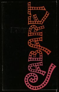 1m273 CABARET souvenir program book 1972 Liza Minnelli in Nazi Germany, directed by Bob Fosse!