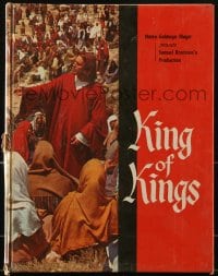 1m316 KING OF KINGS souvenir program book 1961 Nicholas Ray, Jeffrey Hunter as Jesus!