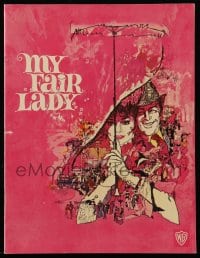 1m325 MY FAIR LADY souvenir program book 1964 art of Audrey Hepburn & Rex Harrison by Bob Peak!
