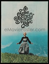 1m349 SOUND OF MUSIC 36pg souvenir program book 1965 Robert Wise classic musical. Julie Andrews!