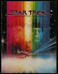1m352 STAR TREK souvenir program book 1979 art of William Shatner & Leonard Nimoy by Bob Peak!