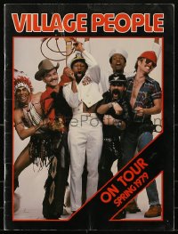 1m369 VILLAGE PEOPLE souvenir program book 1979 great images of the band in their costumes!