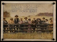 1m371 WAY DOWN EAST souvenir program book 1920 D.W. Griffith's magnificent elaboration!