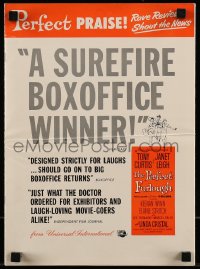 1m234 PERFECT FURLOUGH promo brochure 1958 Tony Curtis, Janet Leigh, directed by Blake Edwards