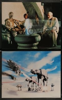 1m065 STAR WARS TRILOGY set of 8 11x14 commercial LCs 1995 Empire Strikes Back, Return of the Jedi!