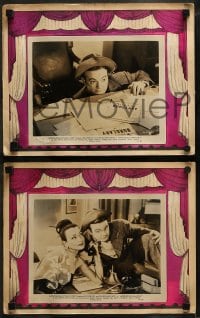 1m094 HARD BOILED MAHONEY 6 8x10 stills on 11x14 backgrounds 1947 Leo Gorcey & The Bowery Boys!