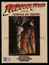 1m400 INDIANA JONES & THE TEMPLE OF DOOM magazine 1984 official collector's edition, cool content!