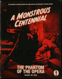 1m236 PHANTOM OF THE OPERA promo brochure R2012 great classic images of Lon Chaney!