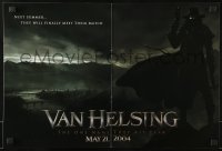 1m252 VAN HELSING promo brochure 2004 full-page images of Wolfman, Frankenstein & 2-page Dracula!